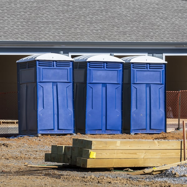 are there different sizes of portable toilets available for rent in Comstock Nebraska